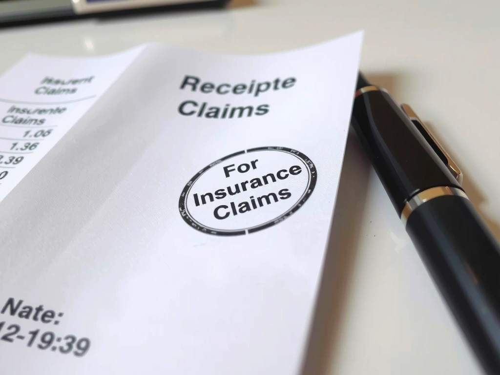 Insurance receipt